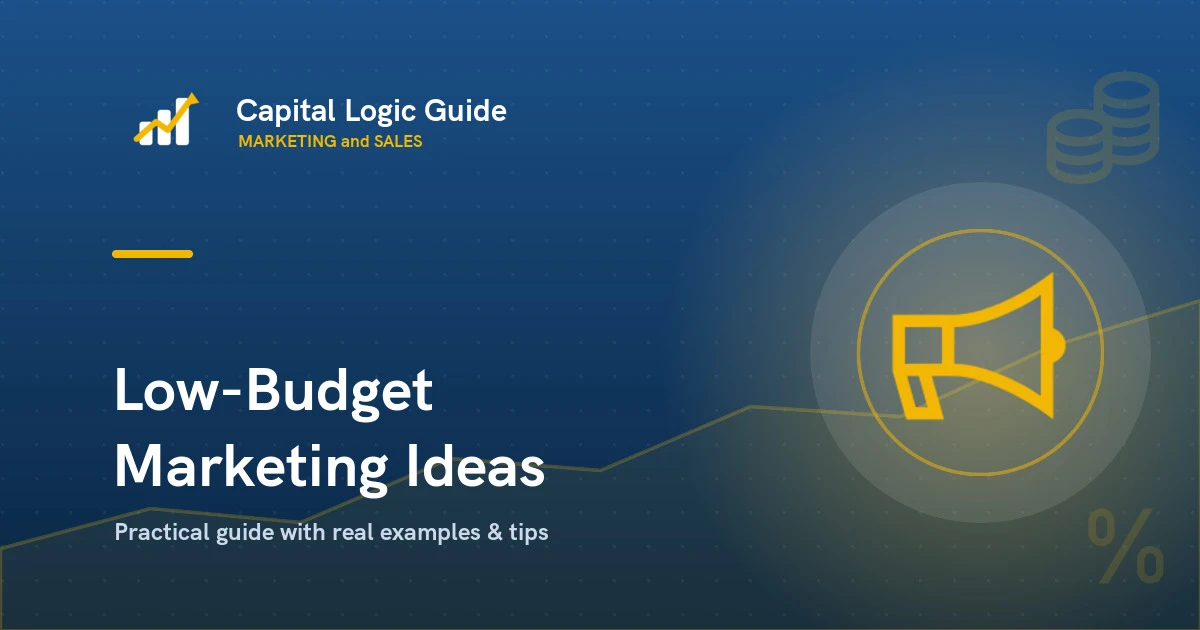 Low-Budget Marketing Ideas for Small Businesses
